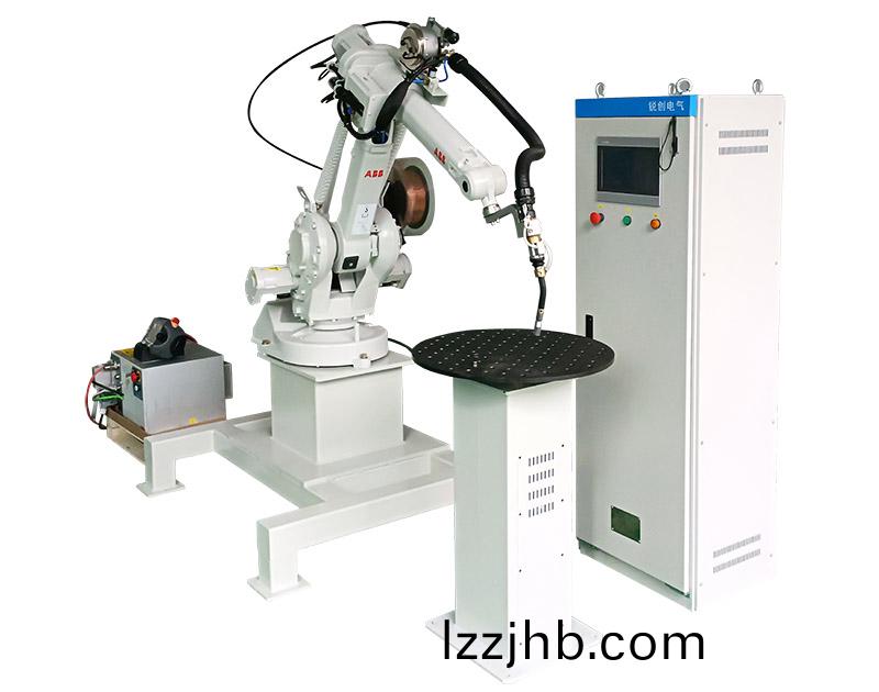 帶變位機的二氧化碳弧(hu)銲接機器人工作(zuo)站