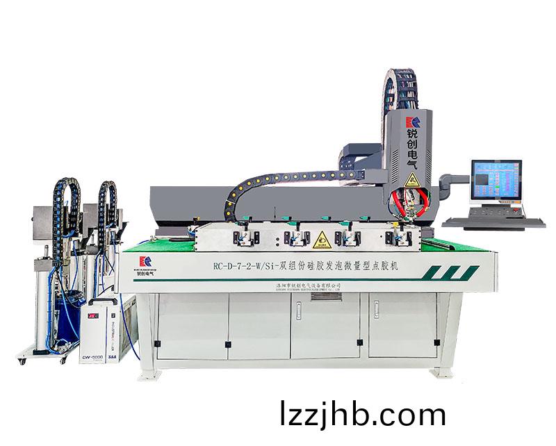 微(wei)量硅(gui)膠髮泡機