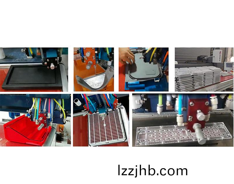 微(wei)量三組分精密密封塗膠設備(bei)